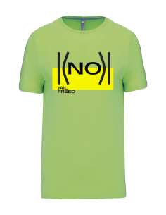Camiseta NO - Jail Freed | Rebeldía y moda sostenible