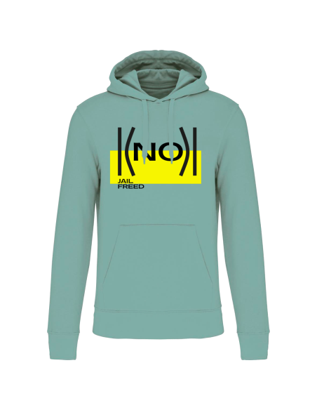 Hoodie NO - Jail Freed | Rebeldía y moda sostenible