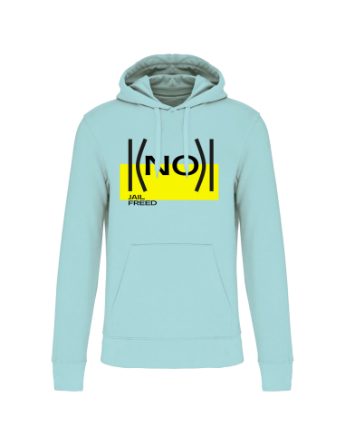 Hoodie NO - Jail Freed | Rebeldía y moda sostenible