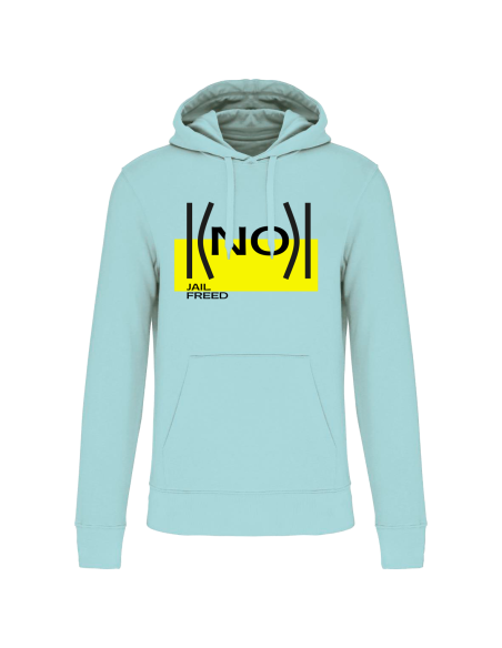Hoodie NO - Jail Freed | Rebeldía y moda sostenible